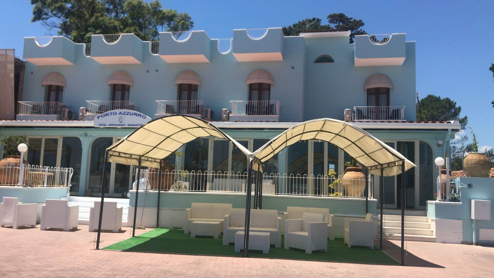 Hotel Porto Azzurro 贾迪尼-纳克索斯 外观 照片